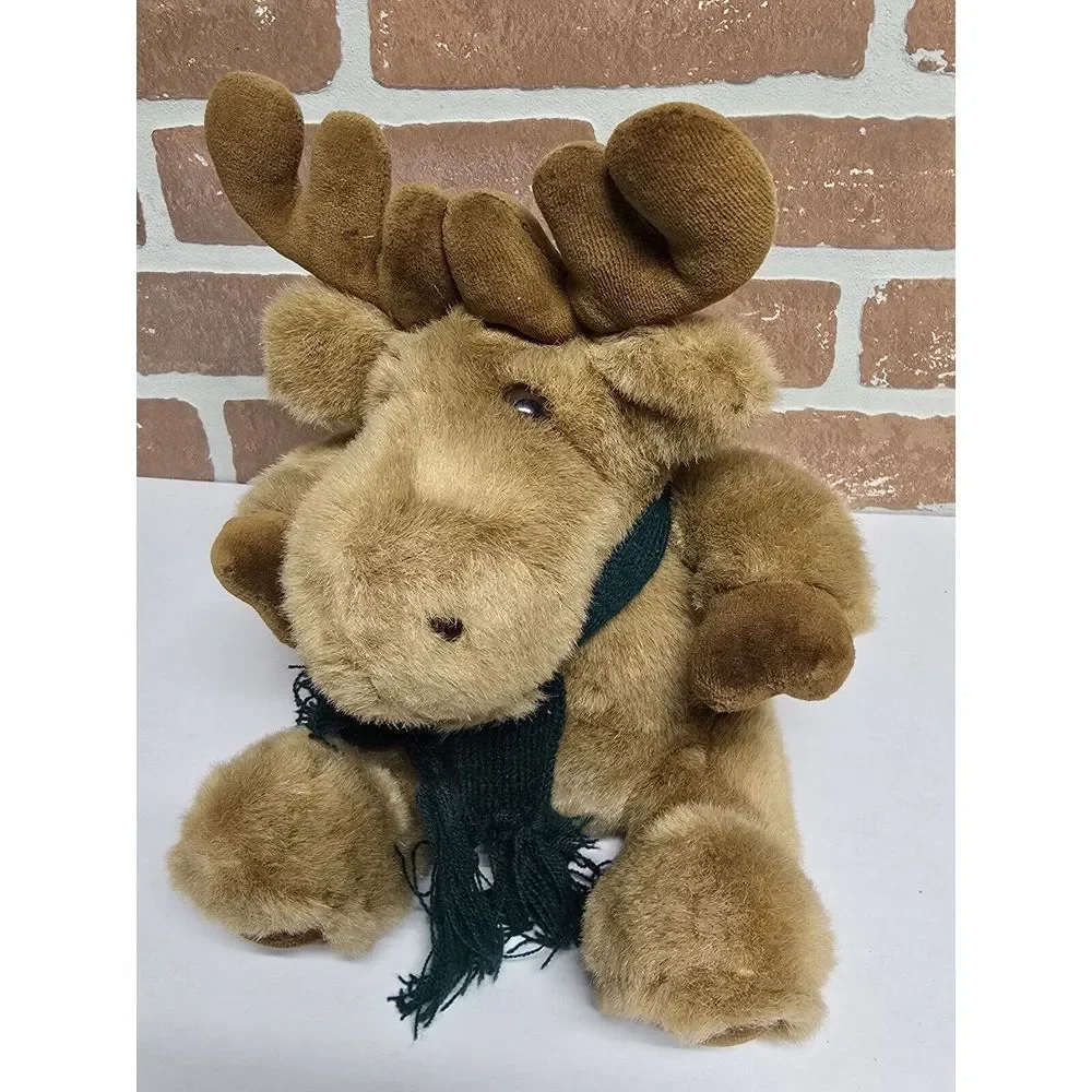 Brown Moose Reindeer Plush Lot‎ Of 5 Stuffed Animal Christmas Moose